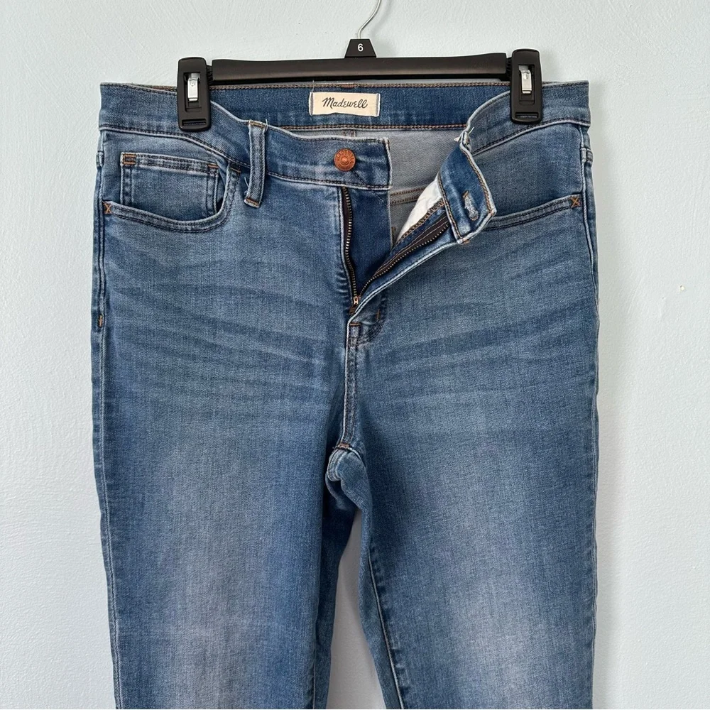 Madewell Roadtripper Skinny Jeans Size 29 Tall Medium Wash High Rise Stretch EUC